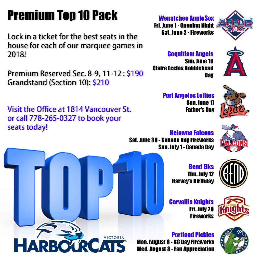 HarbourCats Introduce Exciting New Ticket Pack Options for 2018 Season