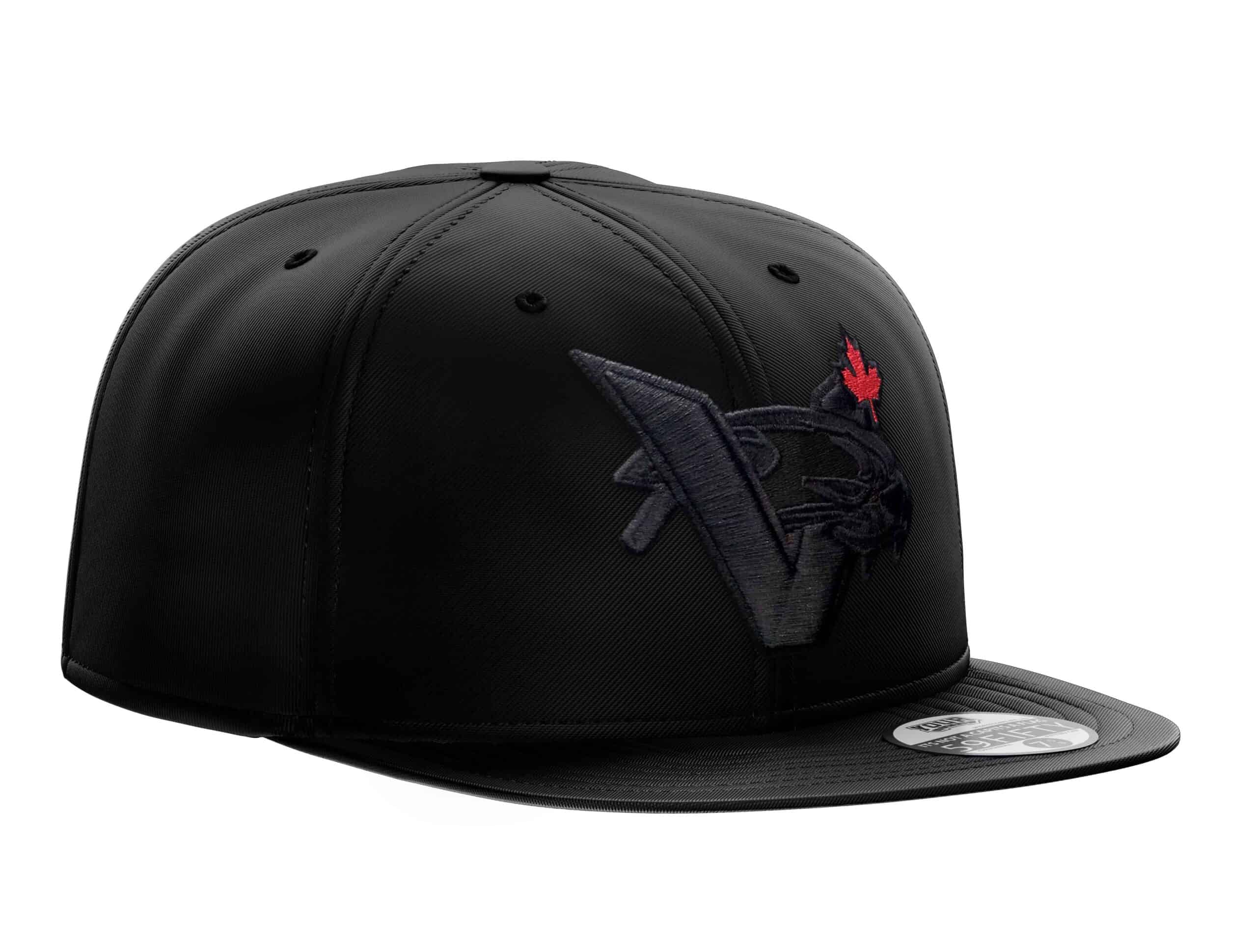 New Era Blackout Vcat Maple Leaf Snapback Victoria Harbourcats New Era Blackout Vcat Maple Leaf Snapback Victoria Harbourcats